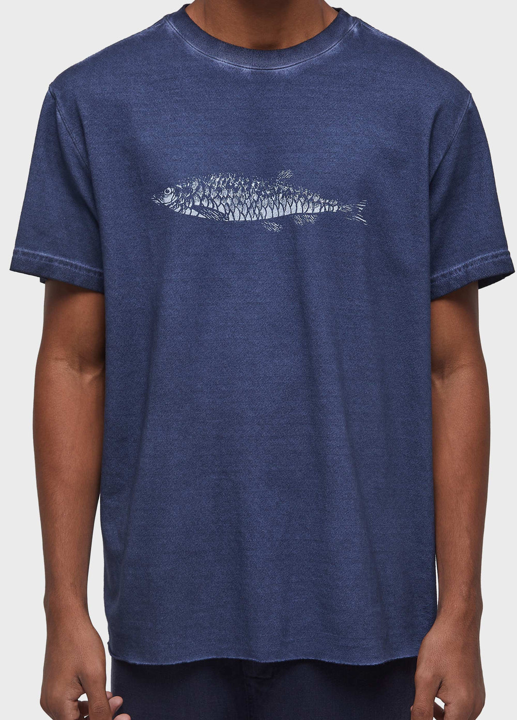 T-Shirt Double Watercolor Fish MC Marinho – Osklen – foto 4