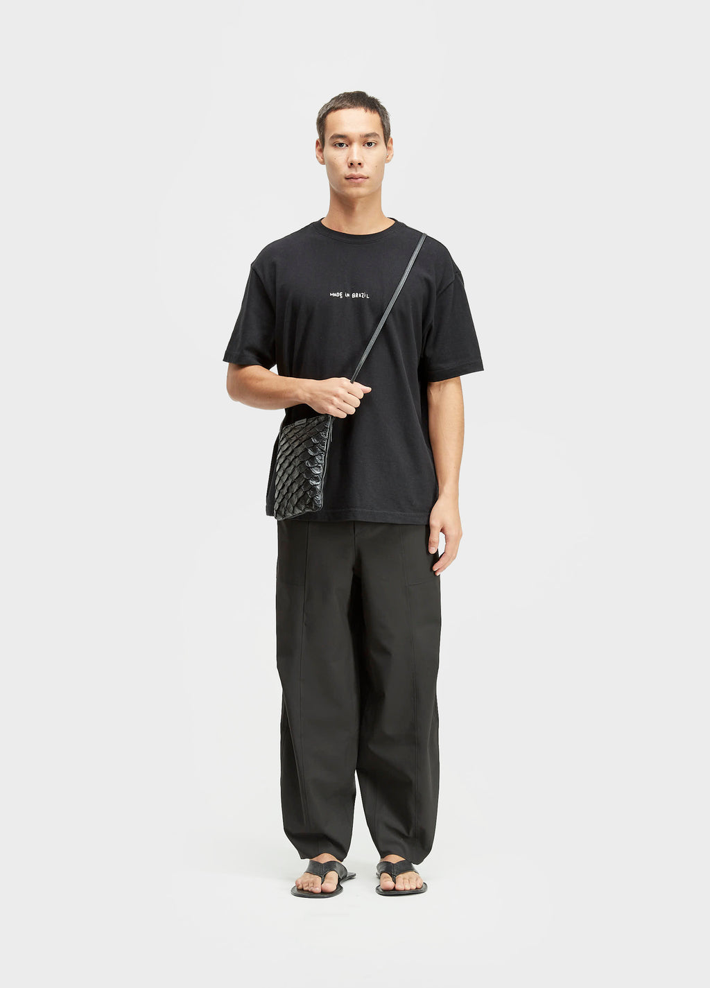 Calça Tokyo Double Superlight Preto/Marinho – Osklen – foto 1