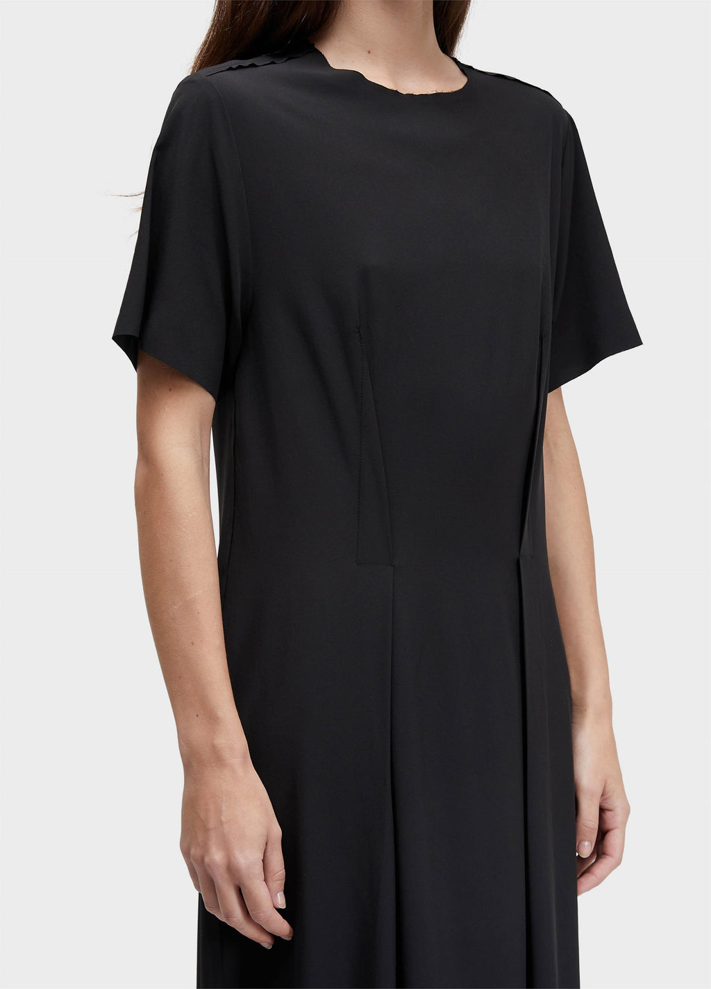 Vestido Superlight Longo MC Baloon Pence Preto – Osklen – foto 3