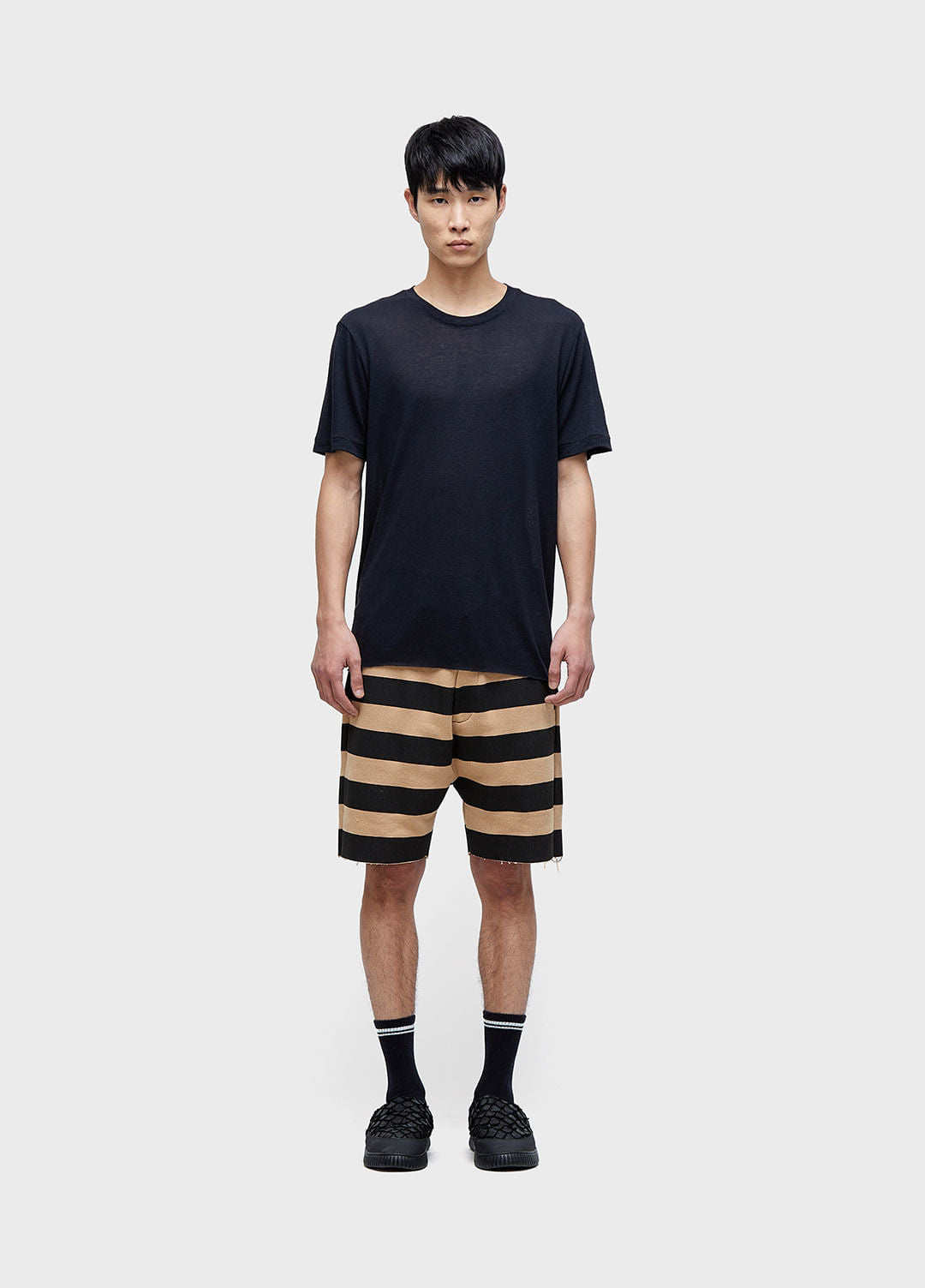 BERMUDA CASUAL LISTRADA OVER