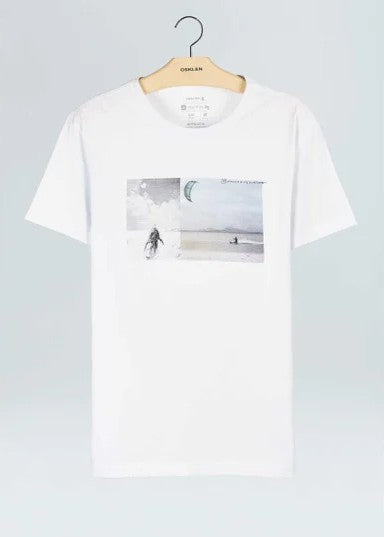 T-Shirt Stone 2 Kites Branco – Osklen – foto 2