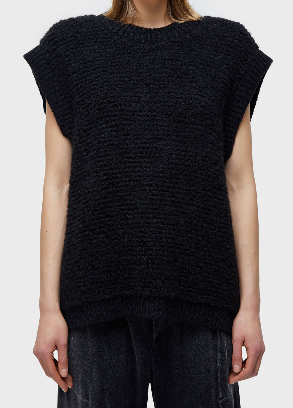 Colete Furry Tricot Preto – Osklen – foto 3