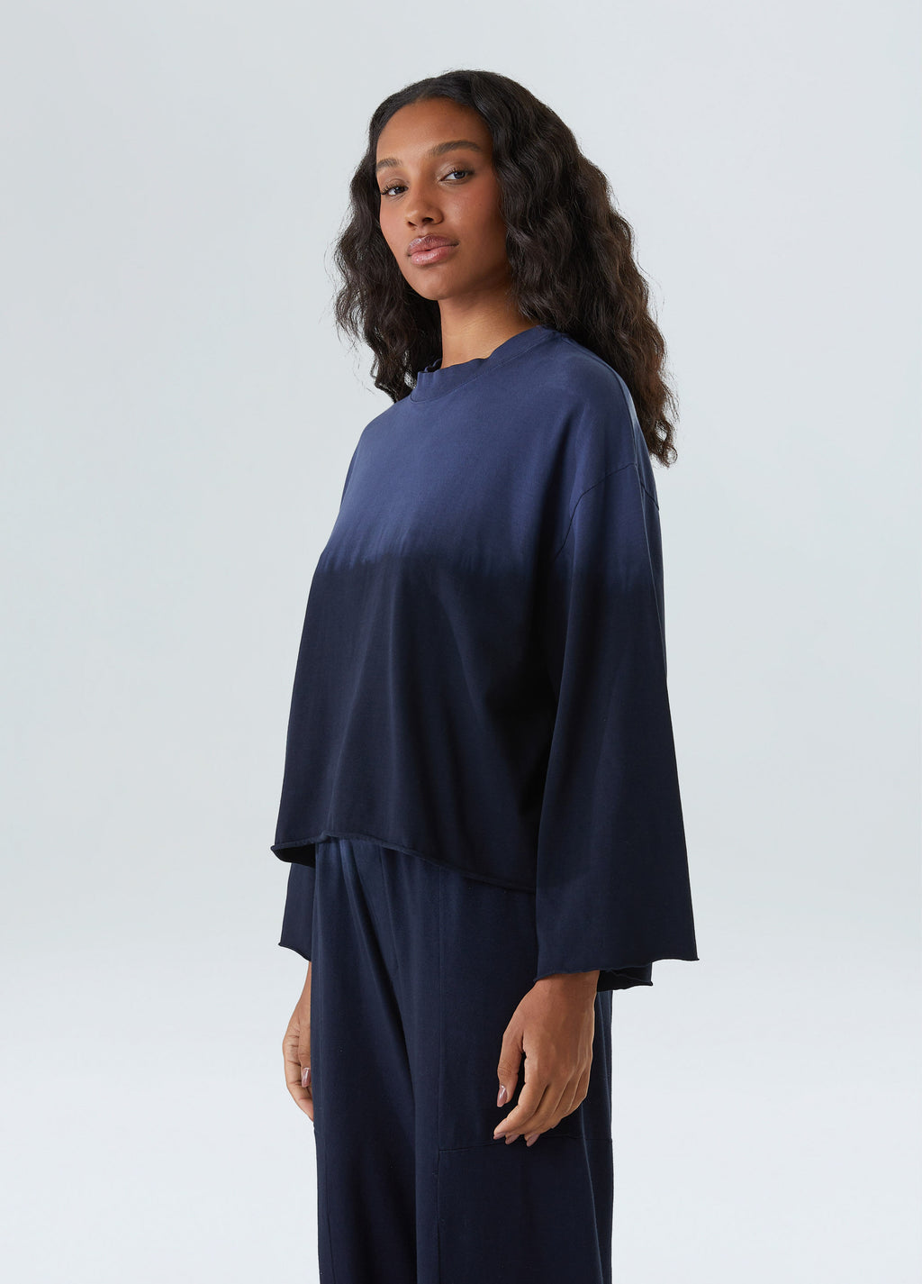 BLUSA ML TIE DYE BLUES