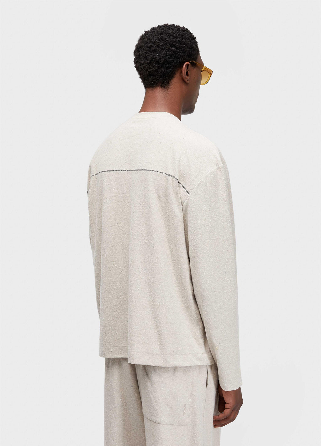 T-Shirt Over Eco Rustic Yoke ML Cru – Osklen – foto 4