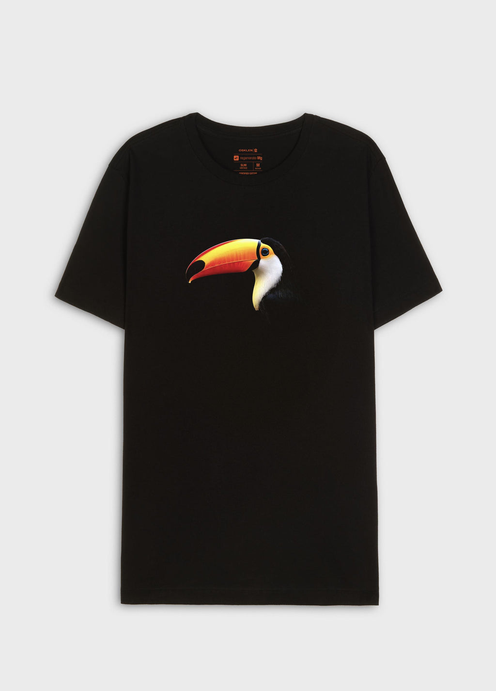T-Shirt Slim Vintage Tucano MC Preto – Osklen – foto 1