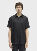 Camisa Classic Linen MC Preto – Osklen – foto 1
