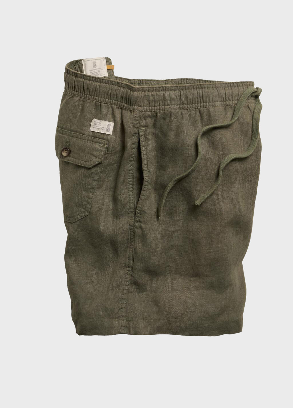 Short 100% Linho Verde Musgo – Pineapple – foto 1
