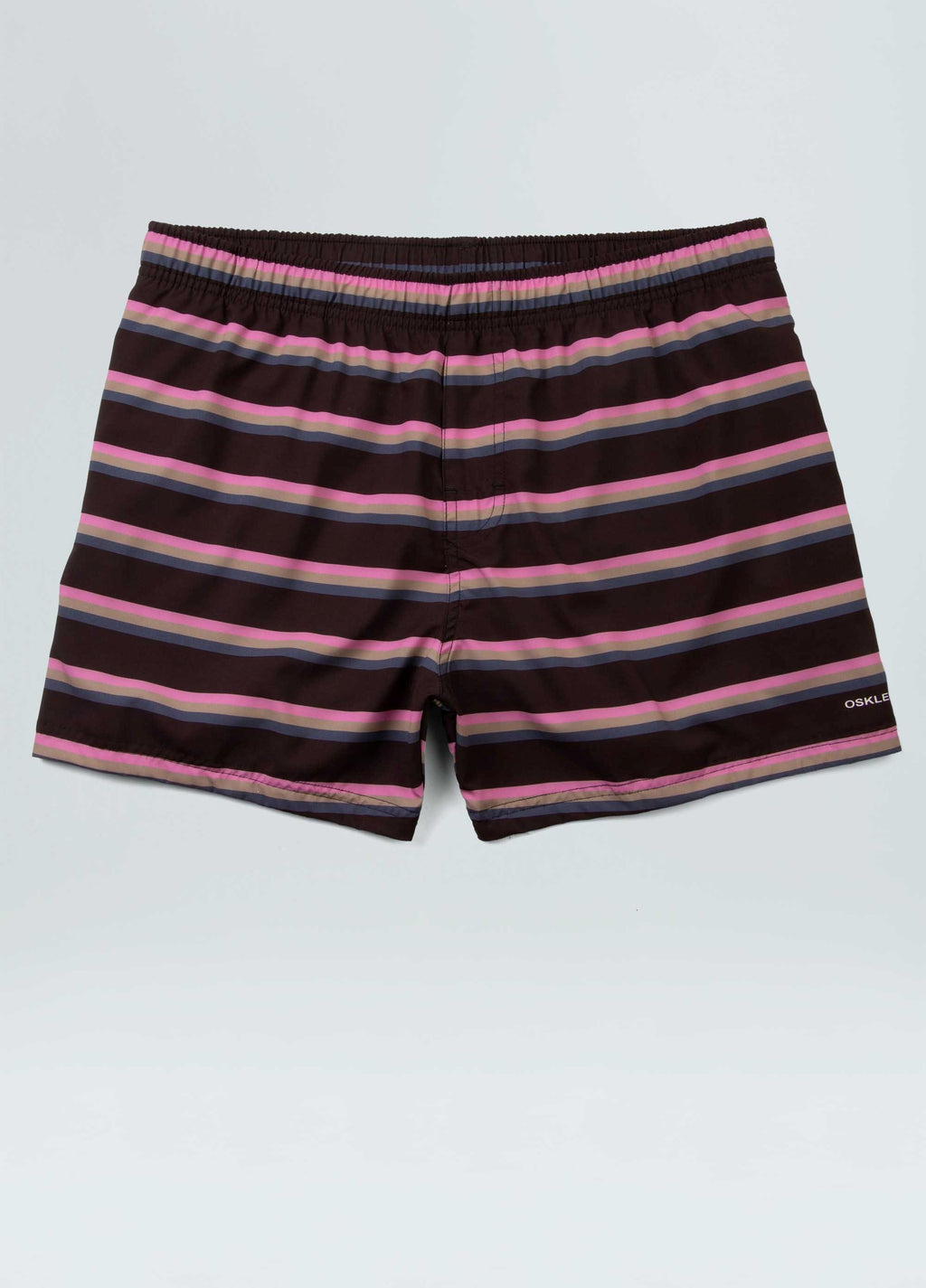 Beach Short Neon Stripes Preto/Rosa Hortencia – Osklen – foto 1