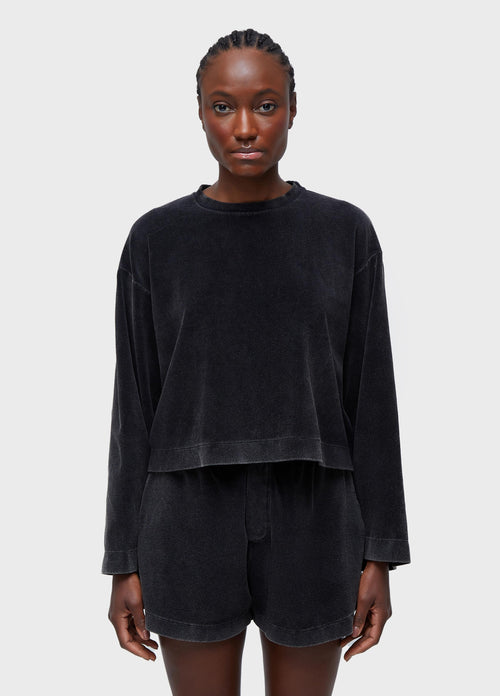 BLUSA ML PLUSH MARMORIZADA