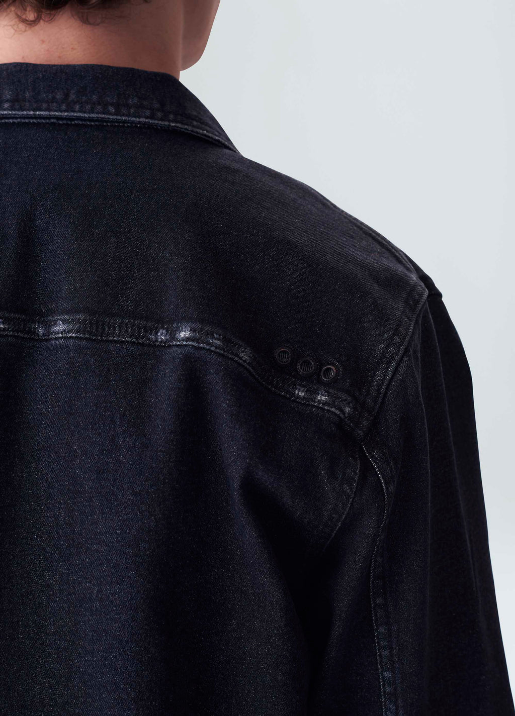 Jaqueta Denim Overcut Preto – Osklen – foto 4