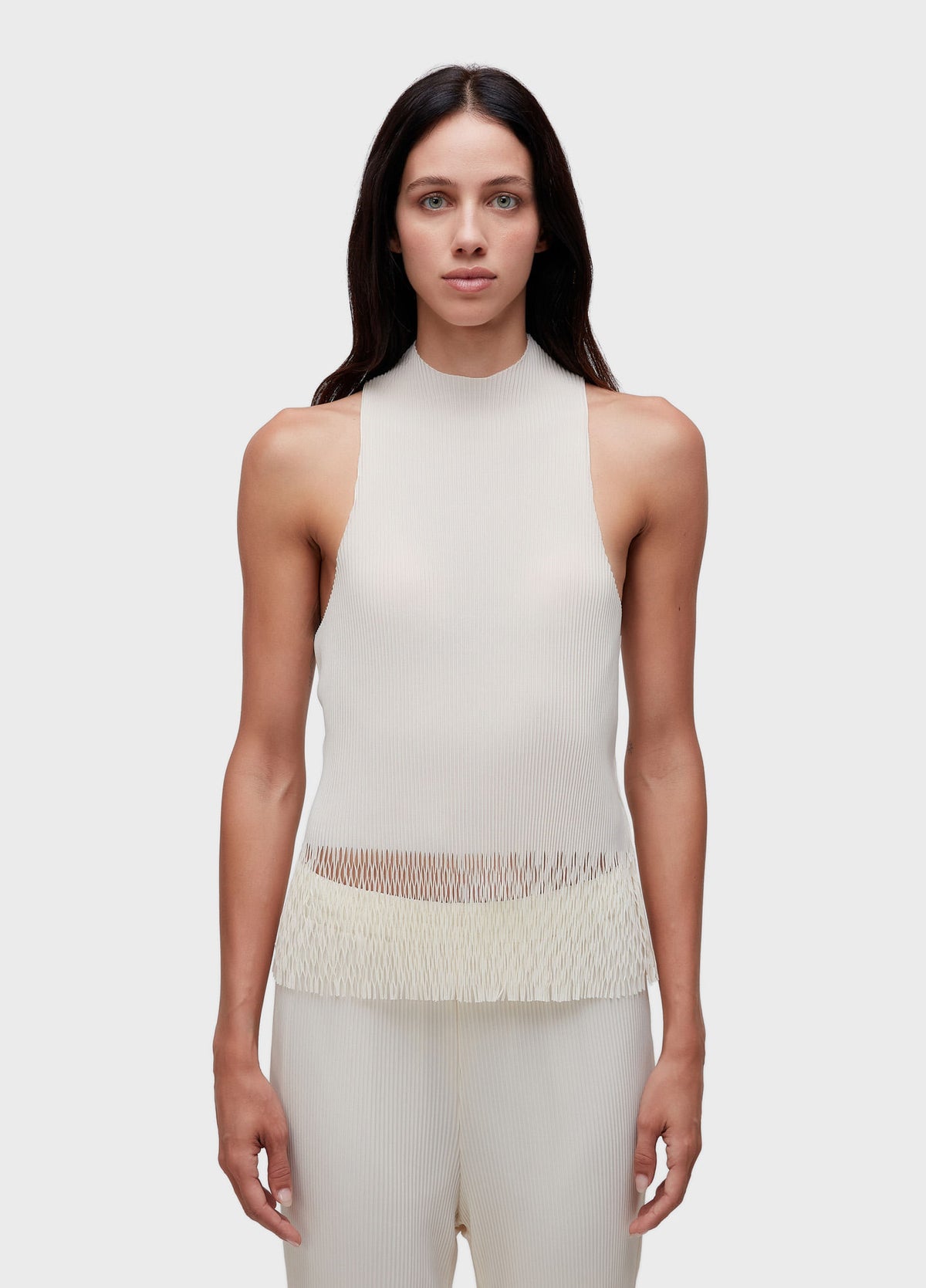 BLUSA RAGLAN GOLA PLISSÊ
