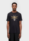 T-Shirt Light Linen Bugs MC Preto – Osklen – foto 1