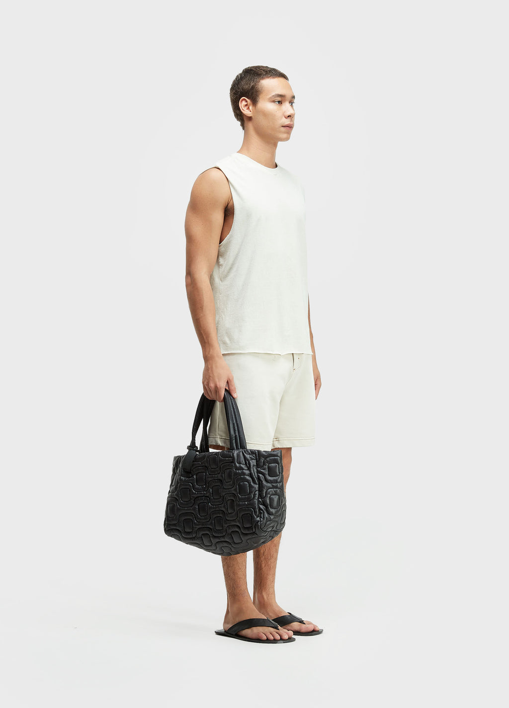 Bolsa Tote Matelassê Calçadão Preto – Osklen – foto 6