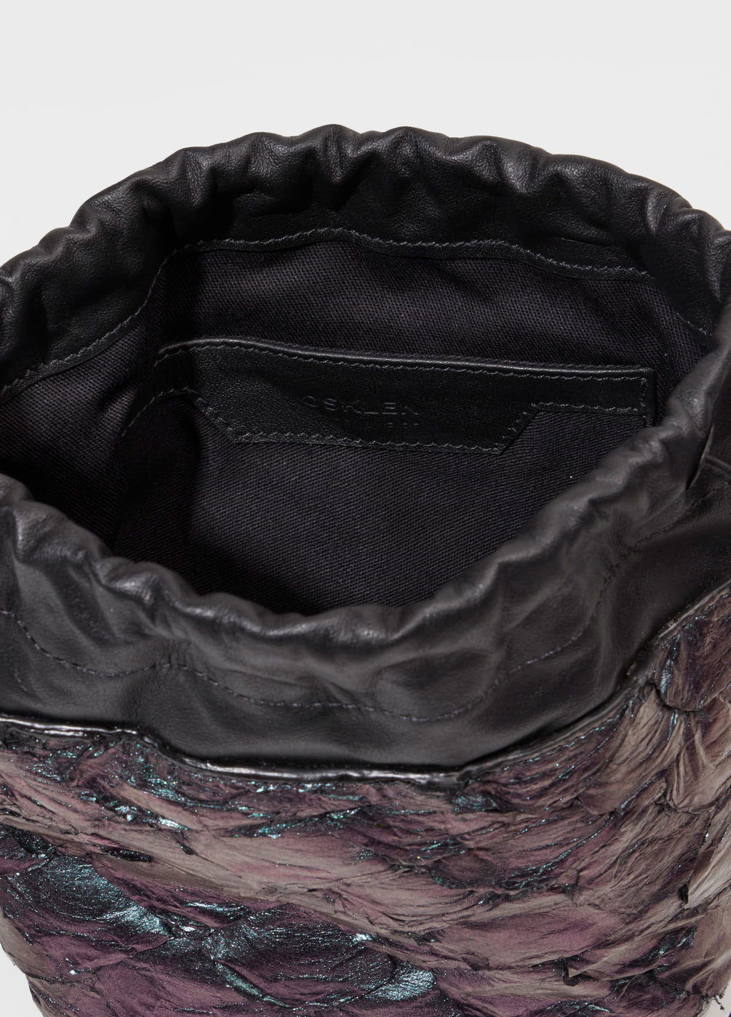 Bolsa Pirarucu Taira Furtacor/Preto – Osklen – foto 5