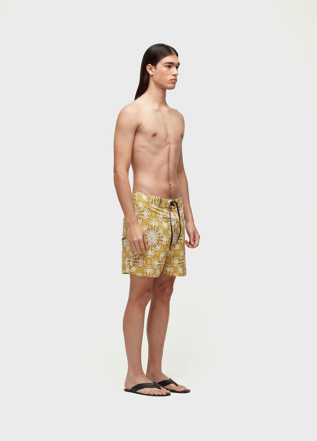Bermuda Surf Aquaone Flex Daisy Tile Damasco/Areia – Osklen – foto 4