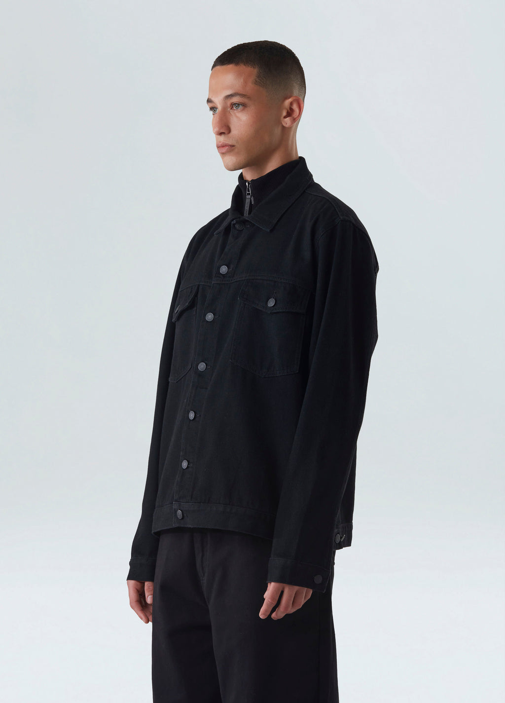 Jaqueta Classic Denim Preto – Osklen – foto 2