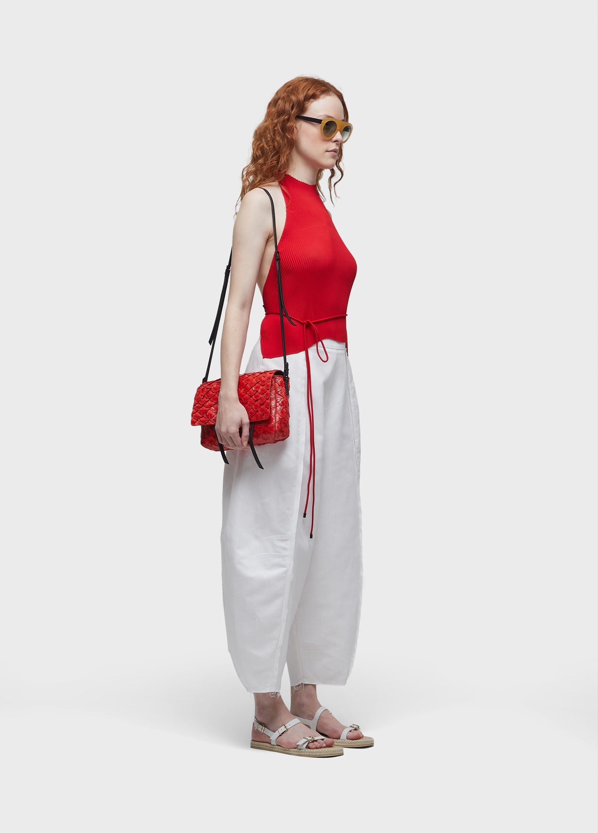 PIRARUCU FLAP SHOULDER BAG
