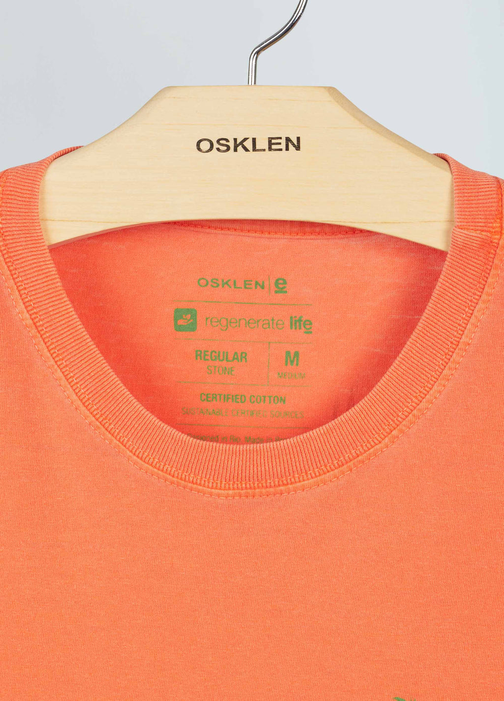 T-Shirt Stone Coqueiros Laranja – Osklen – foto 3