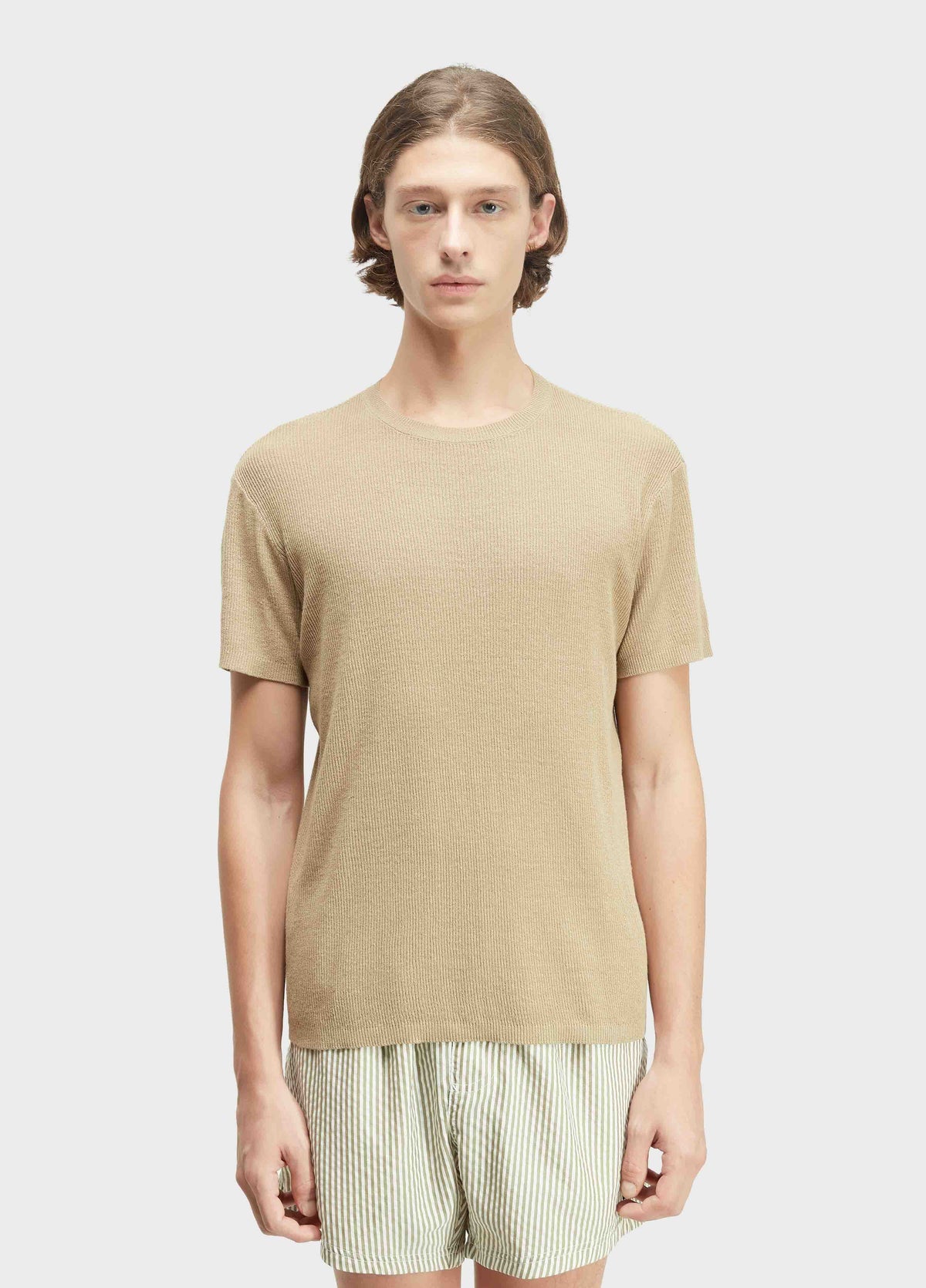 T-SHIRT TRICOT FLUID RIB