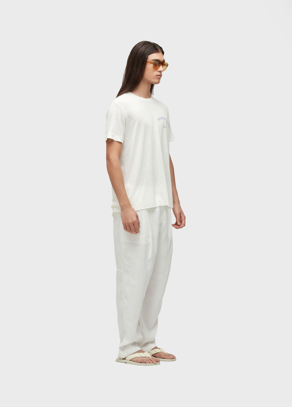 Calça Alfaiataria Smoking Linen Off-White – Osklen – foto 1
