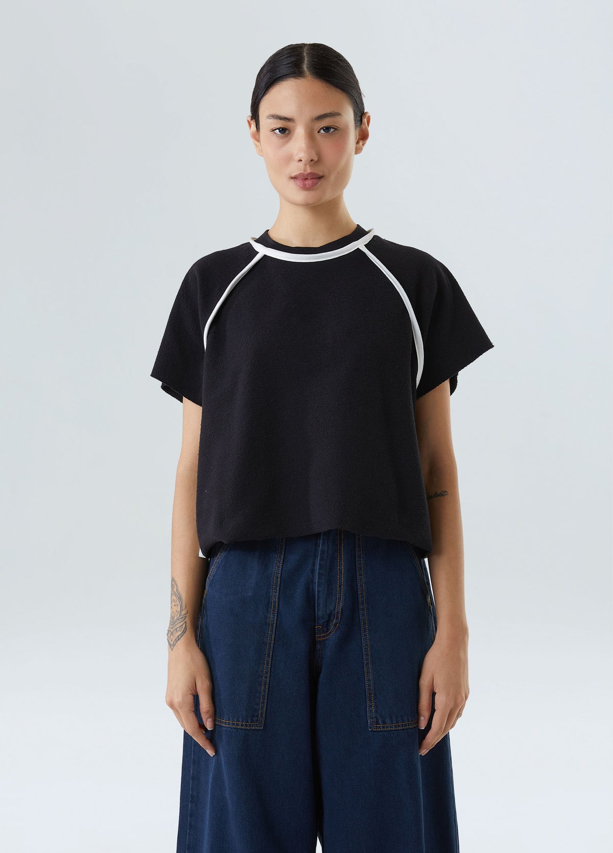 BLUSA MOLETOM DOUBLE FACE VIÉS