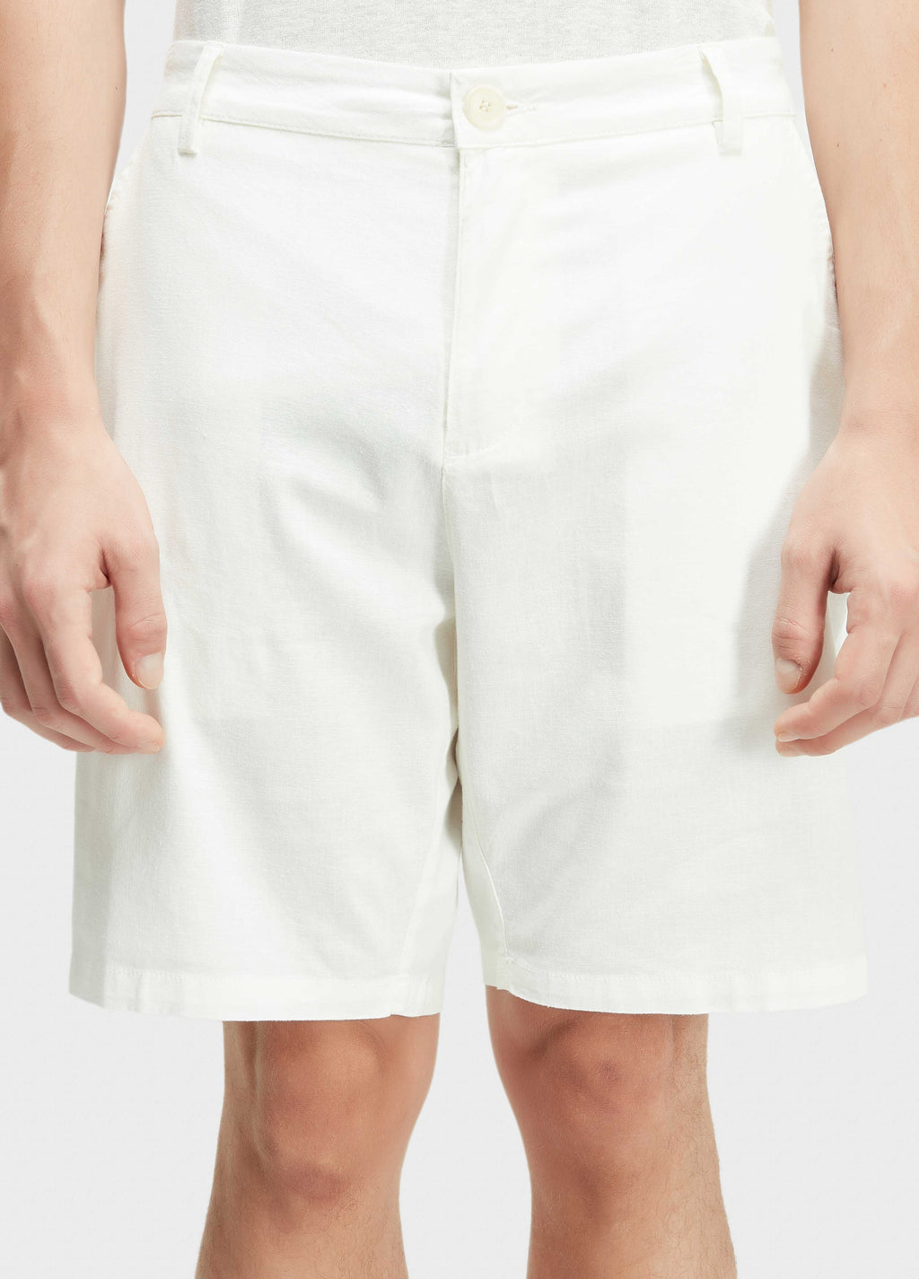 Bermuda Alfaiataria Basic Linen Off-White – Osklen – foto 3
