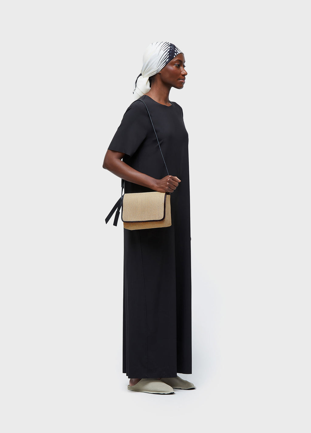 Bolsa Carteiro Juta Natural/Preto – Osklen – foto 6