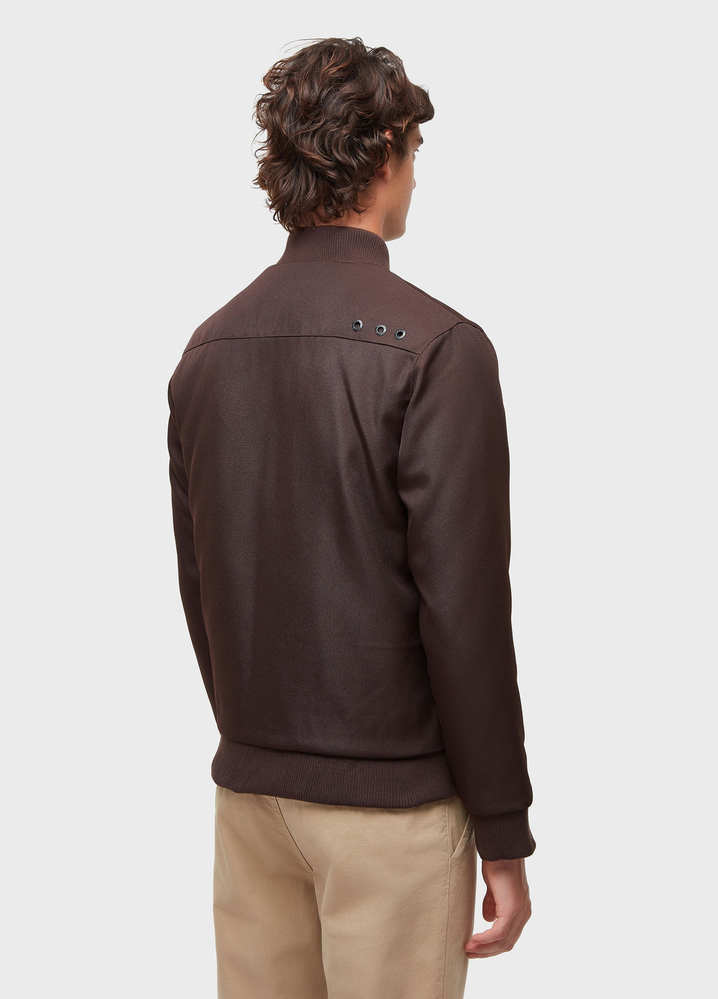 Jaqueta Bomber Double Plain Castanho/Caqui – Osklen – foto 2