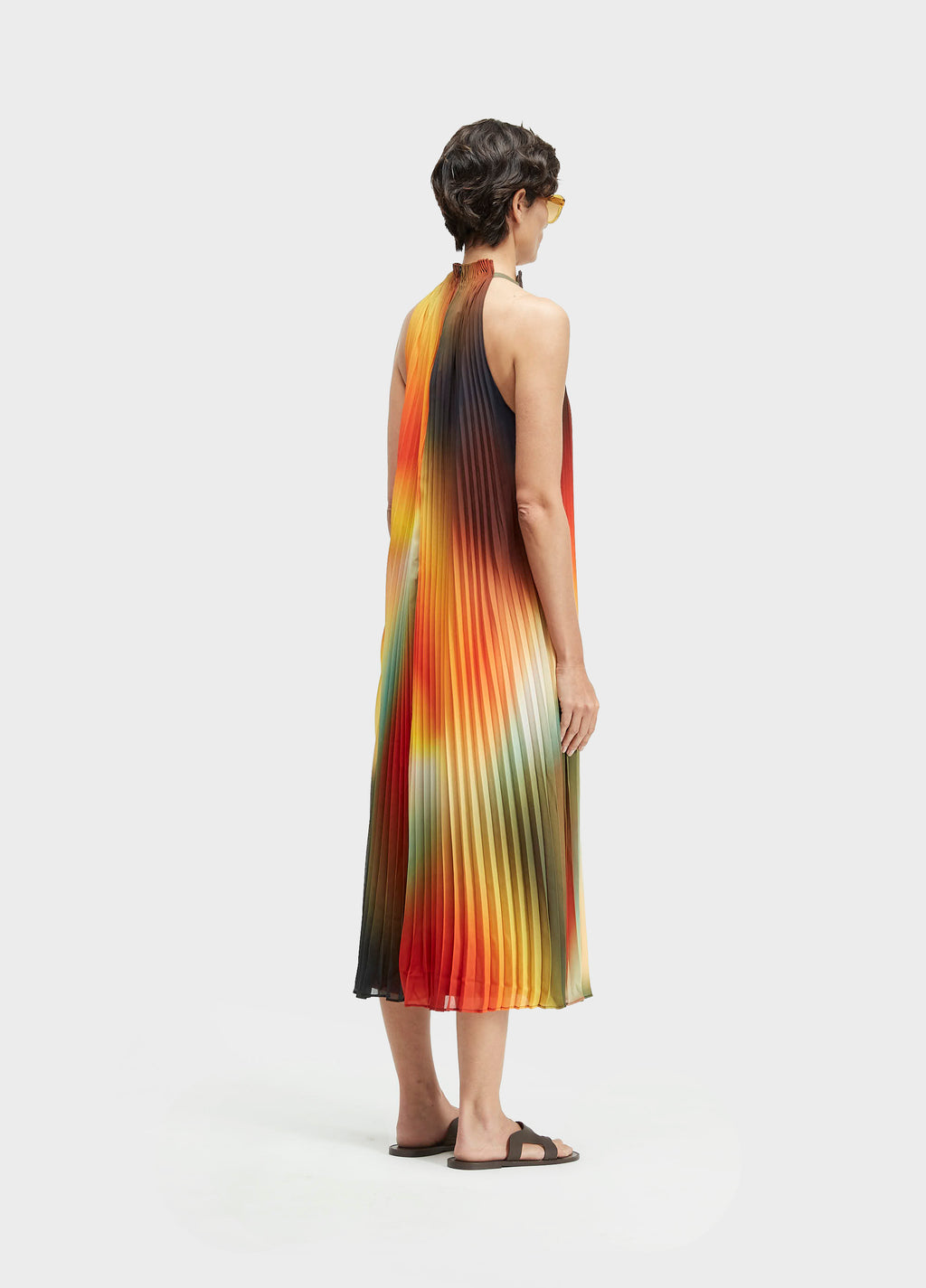VESTIDO NADADOR PLISSADO COLOR SPECTRUM