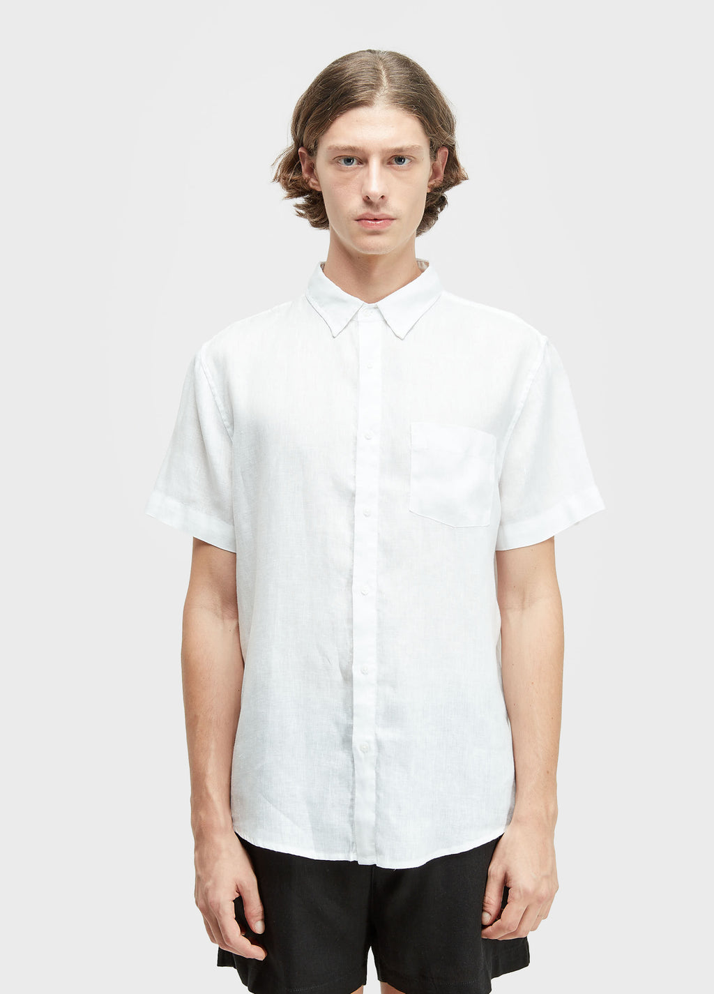 Camisa Classic Linen MC Branco – Osklen – foto 1