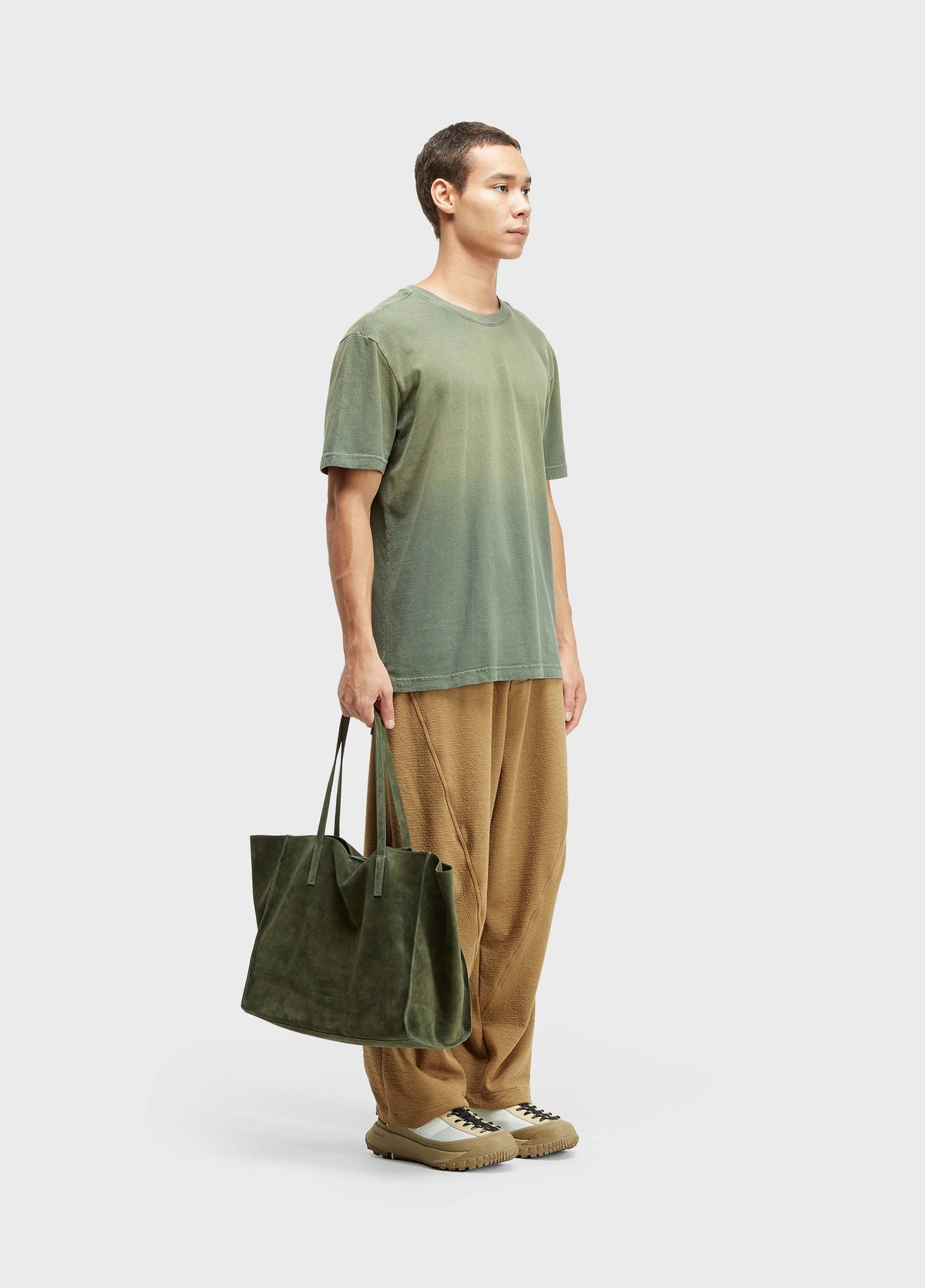 Bolsa Tote Yvi Camurça Forest – Osklen – foto 7
