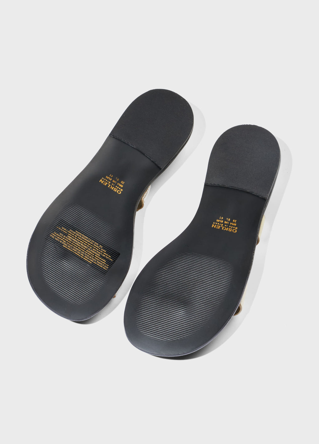 Sandália Slide Calçadão Dourado – Osklen – foto 3