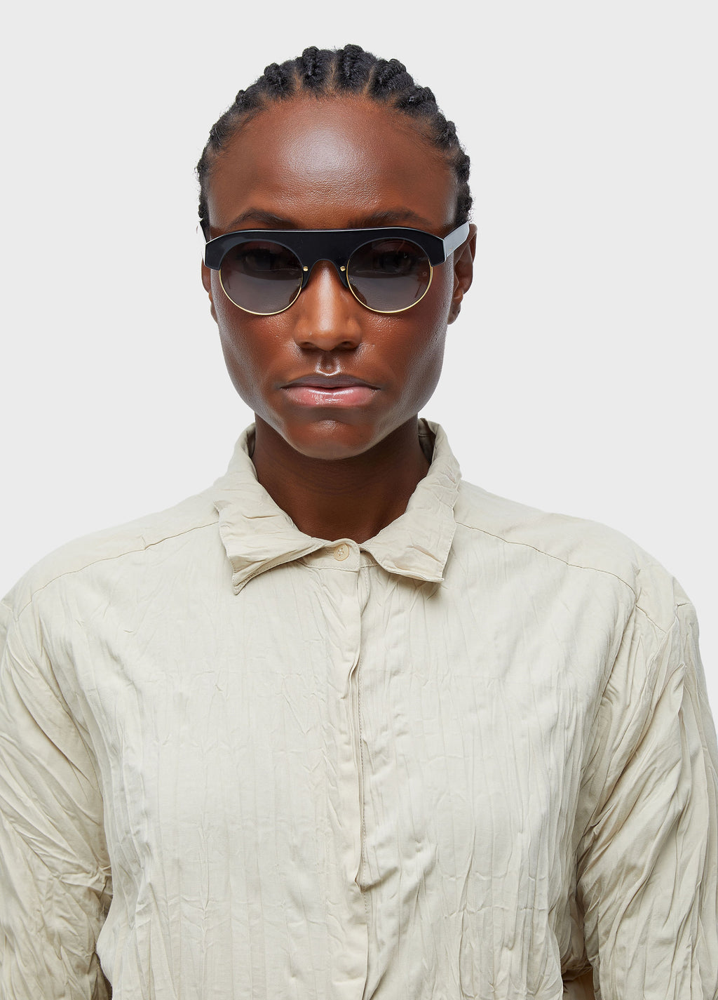 Camisa ML Tricoline Wrinkled Areia – Osklen – foto 3