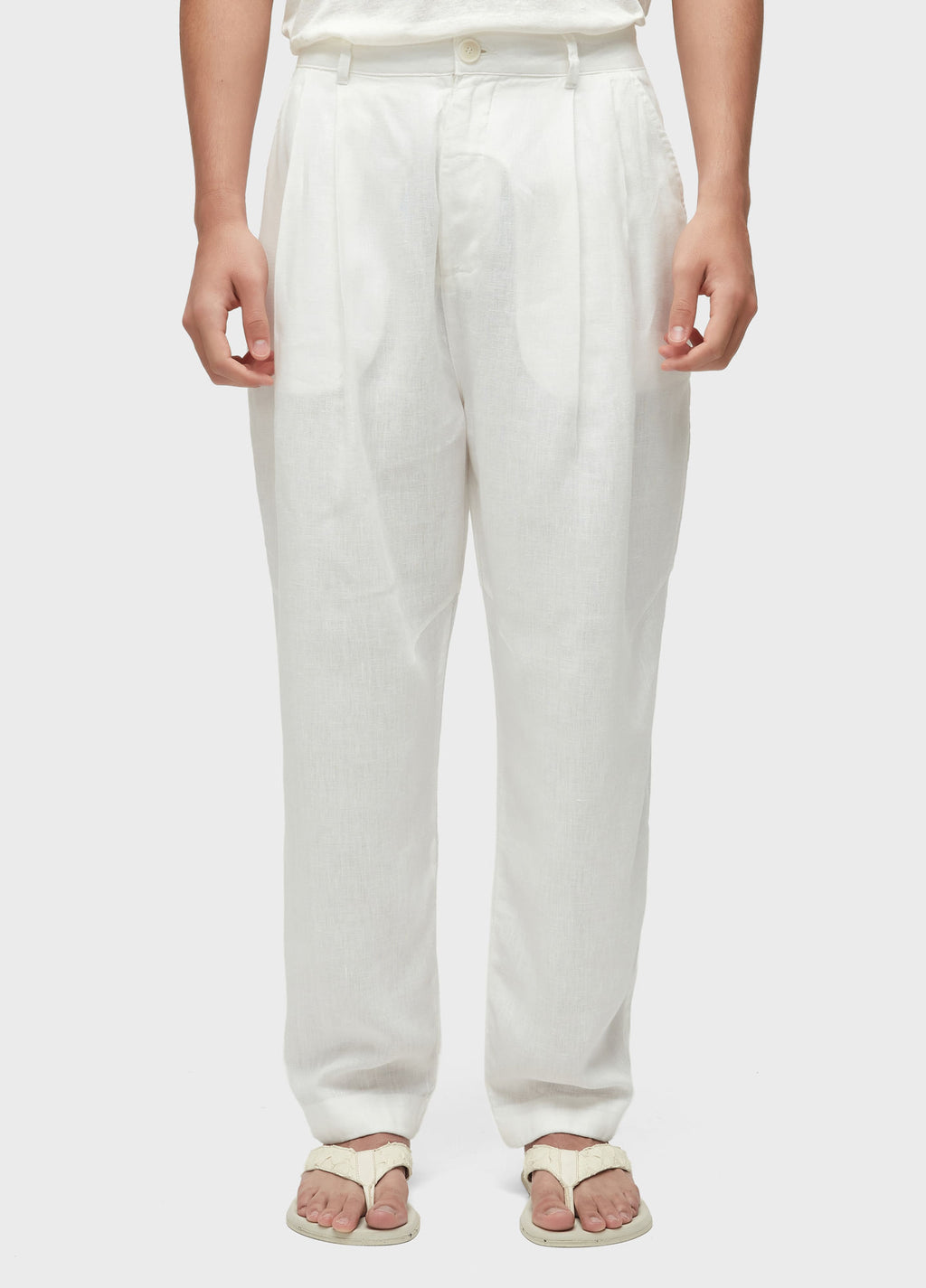 Calça Alfaiataria Smoking Linen Off-White – Osklen – foto 2