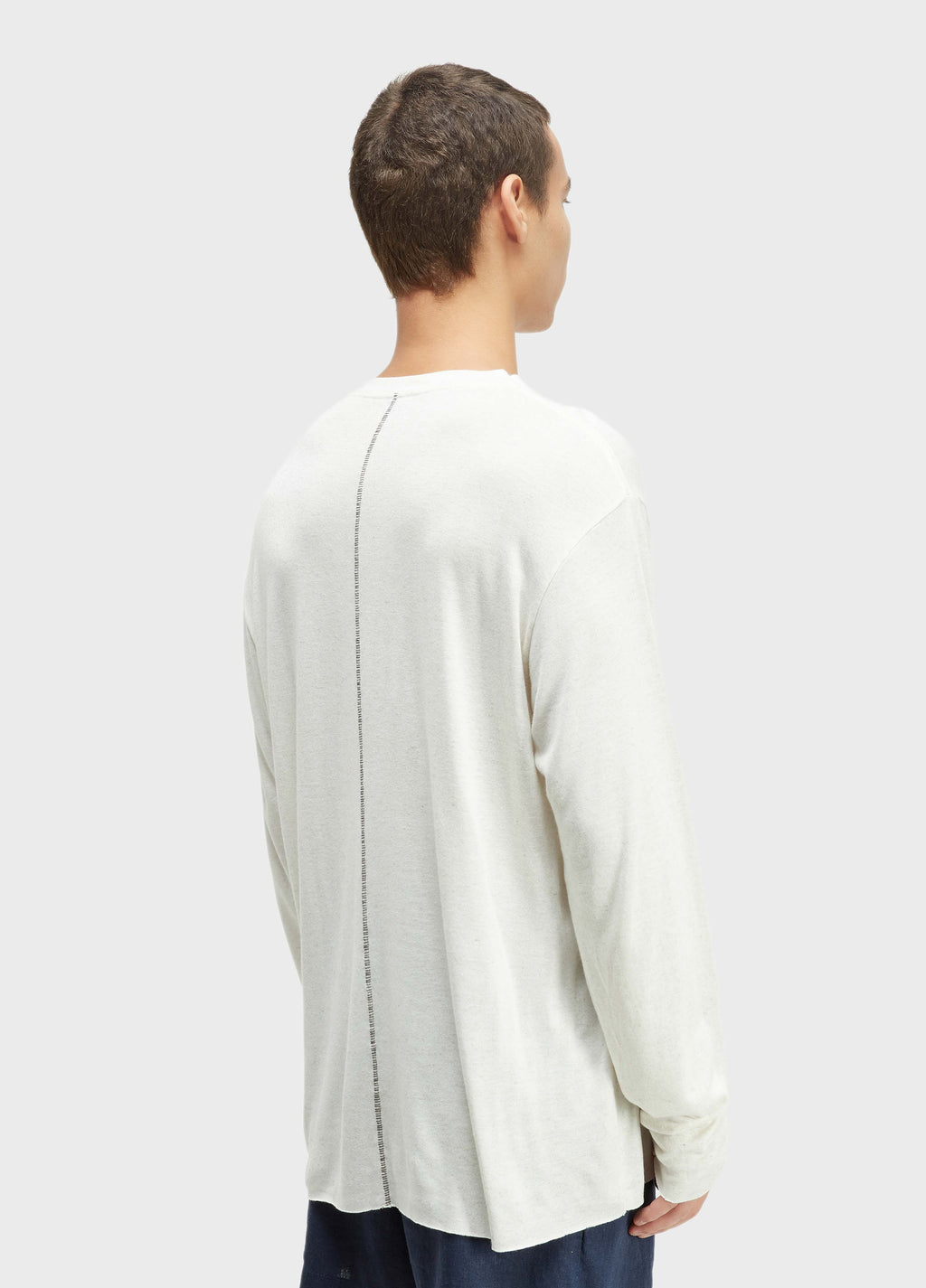 T-Shirt Visual Linen Cut ML Cru – Osklen – foto 4