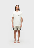 Bermuda Stripes Knit Off-White/Preto – Osklen – foto 1