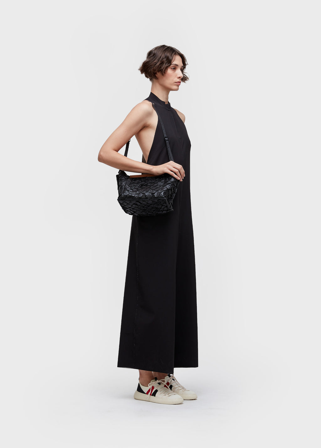Bolsa Pirarucu Ité Preto/Dourado – Osklen – foto 3