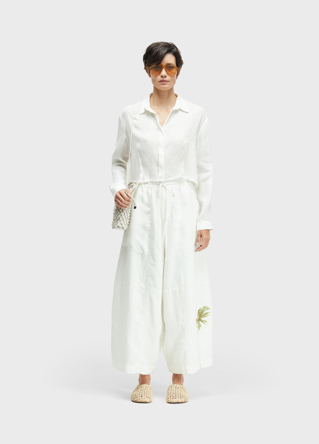 Camisa Pences Linho Reciclado Off-White – Osklen – foto 6