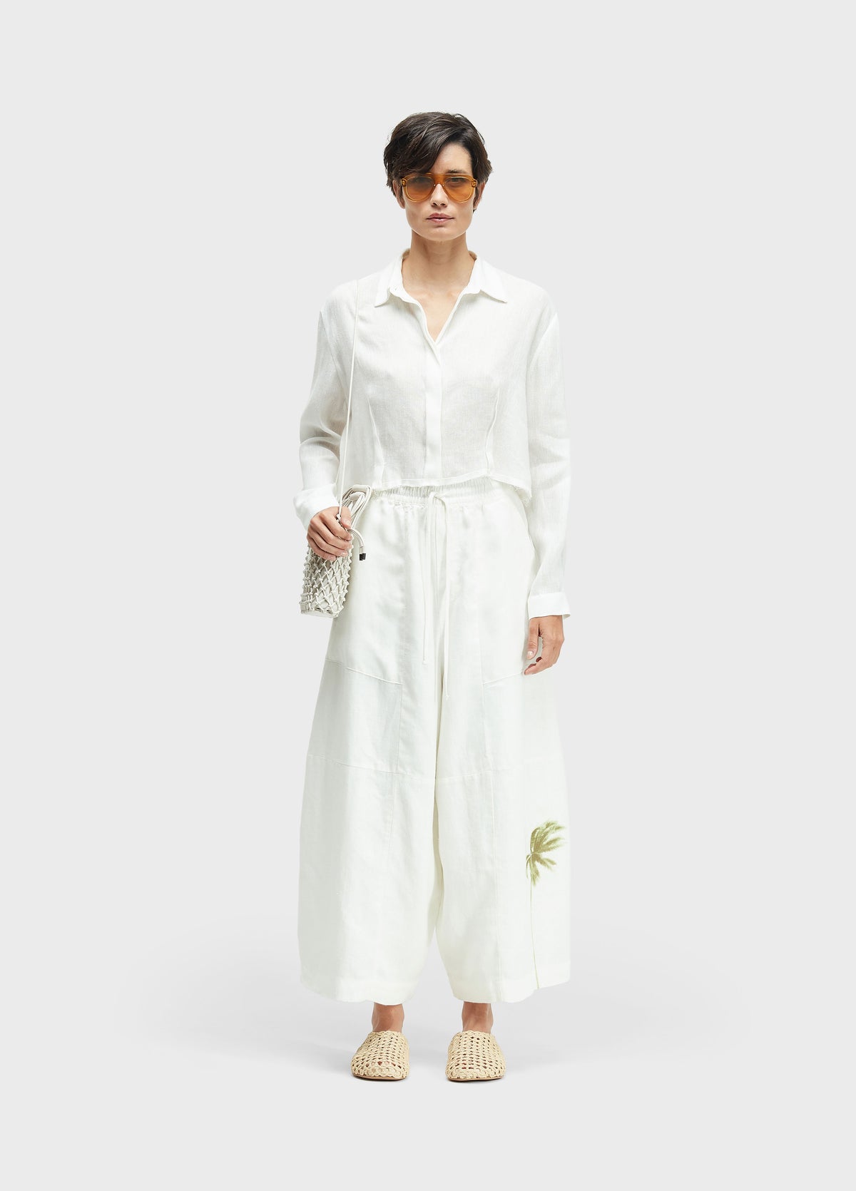 Camisa Pences Linho Reciclado Off-White – Osklen – foto 6