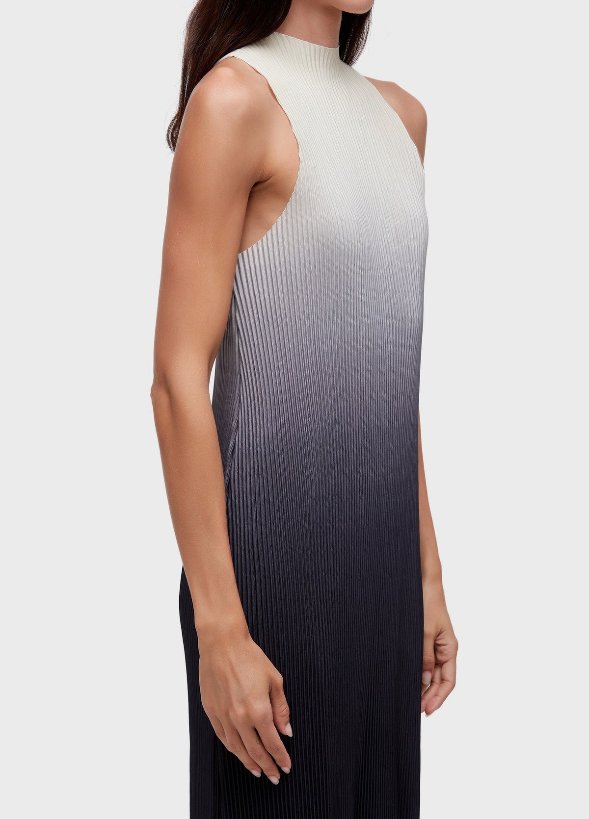 VESTIDO RAGLAN LONGUI PLISSÊ DEGRADÊ