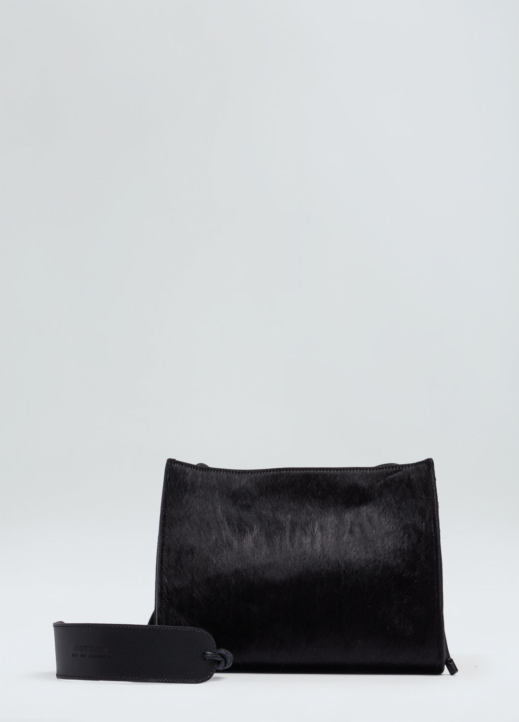 Bolsa Couro Simple Horizontal Preto – Osklen – foto 1