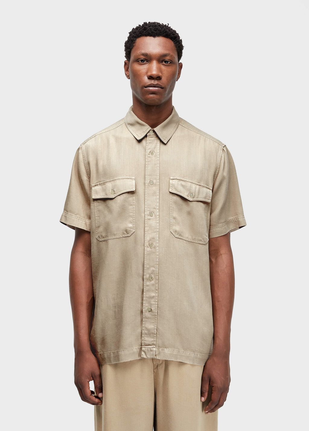 Camisa Used Utility MC Caqui – Osklen – foto 1