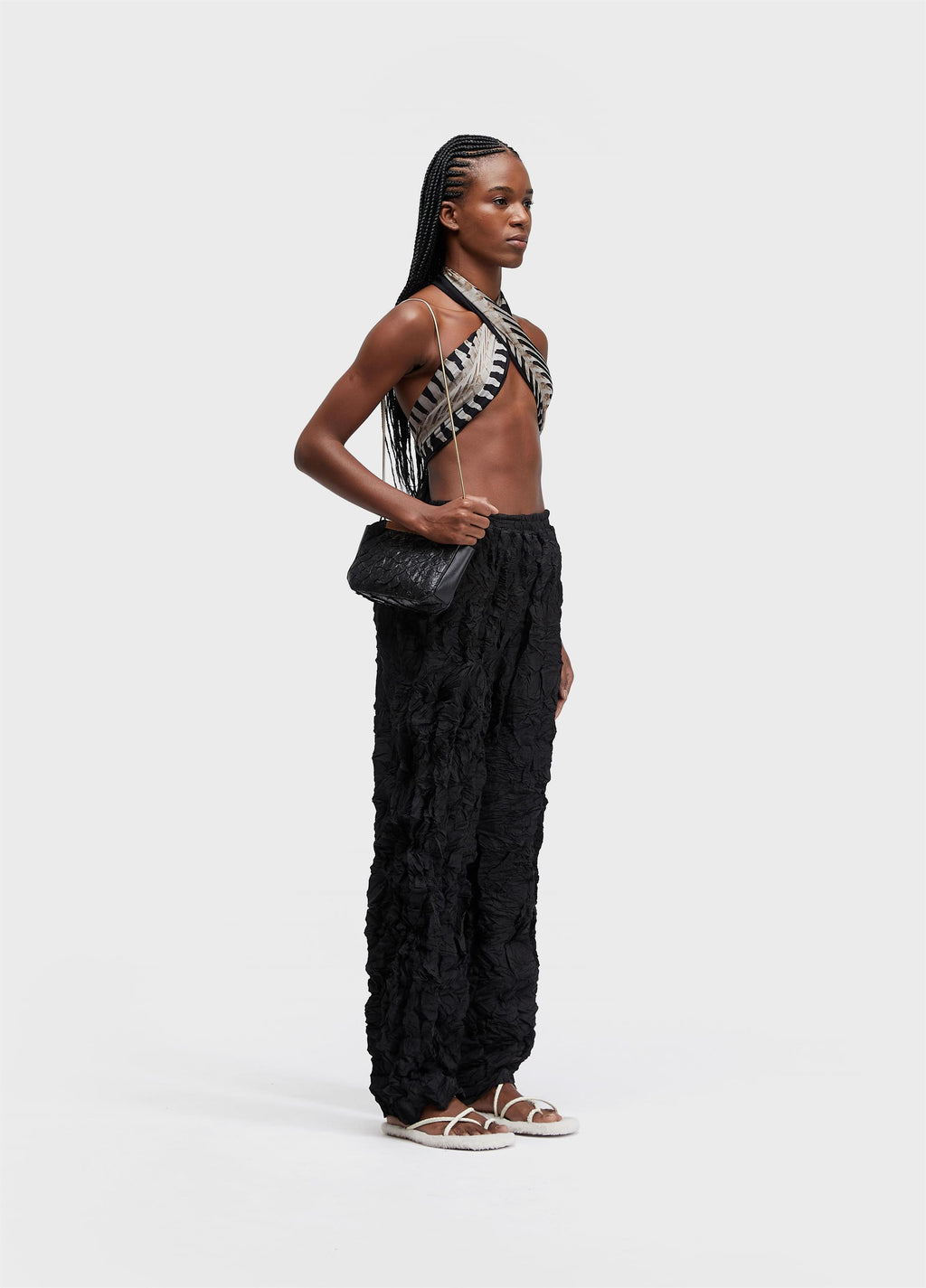 Calça Plissé Texture Preto – Osklen – foto 1