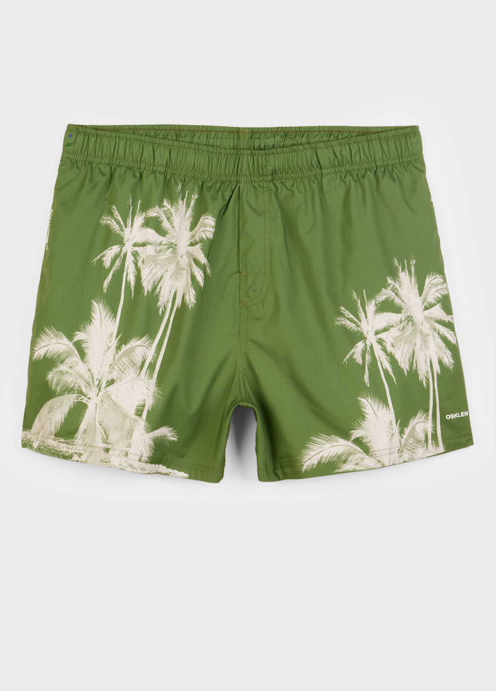 Beach Short Aquaone Coqueiro Lines Verde/Off-White – Osklen – foto 1