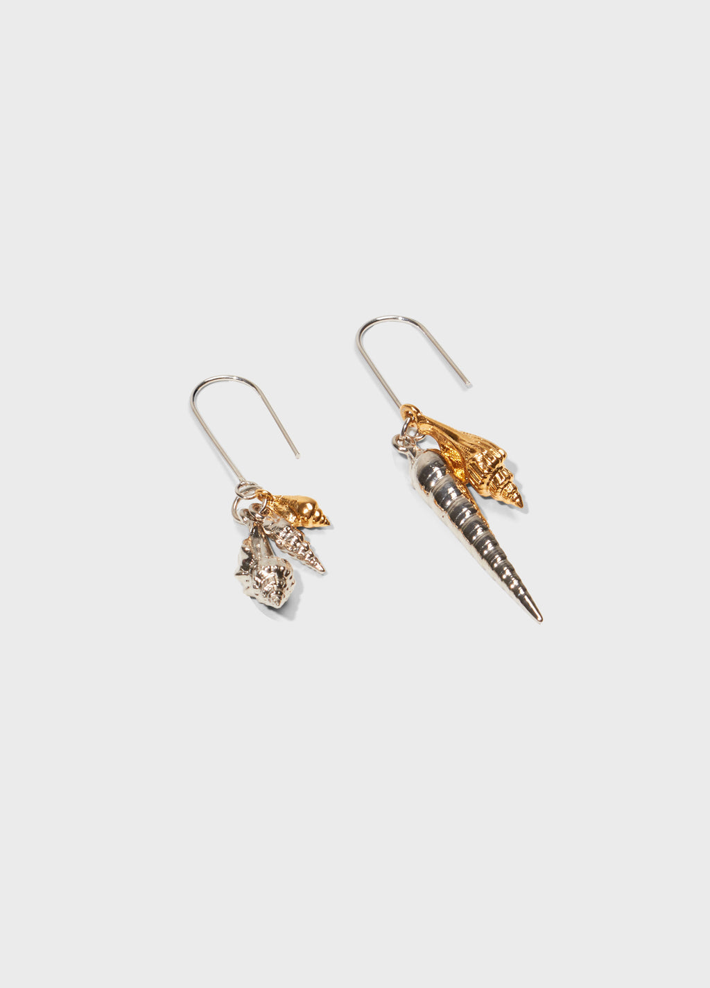 Brinco Micro Concha Dourado/Prata – Osklen – foto 2