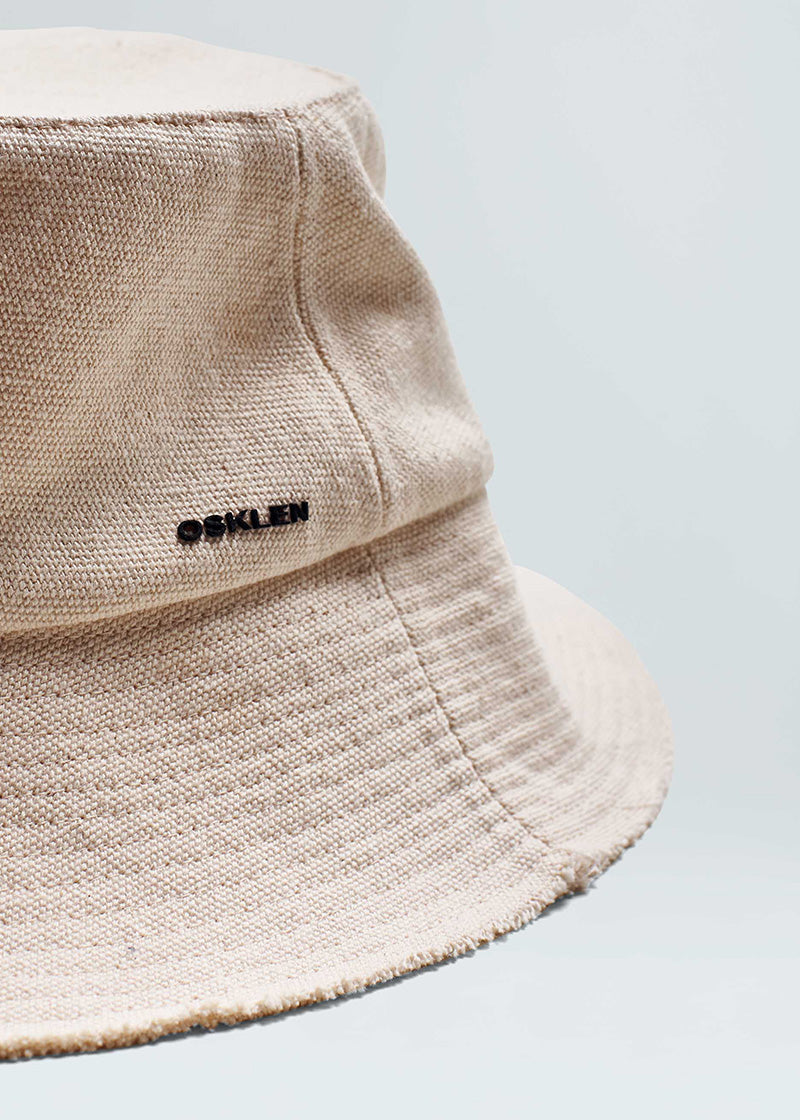 Chapéu Bucket Lona Desfiado Cru – Osklen – foto 3