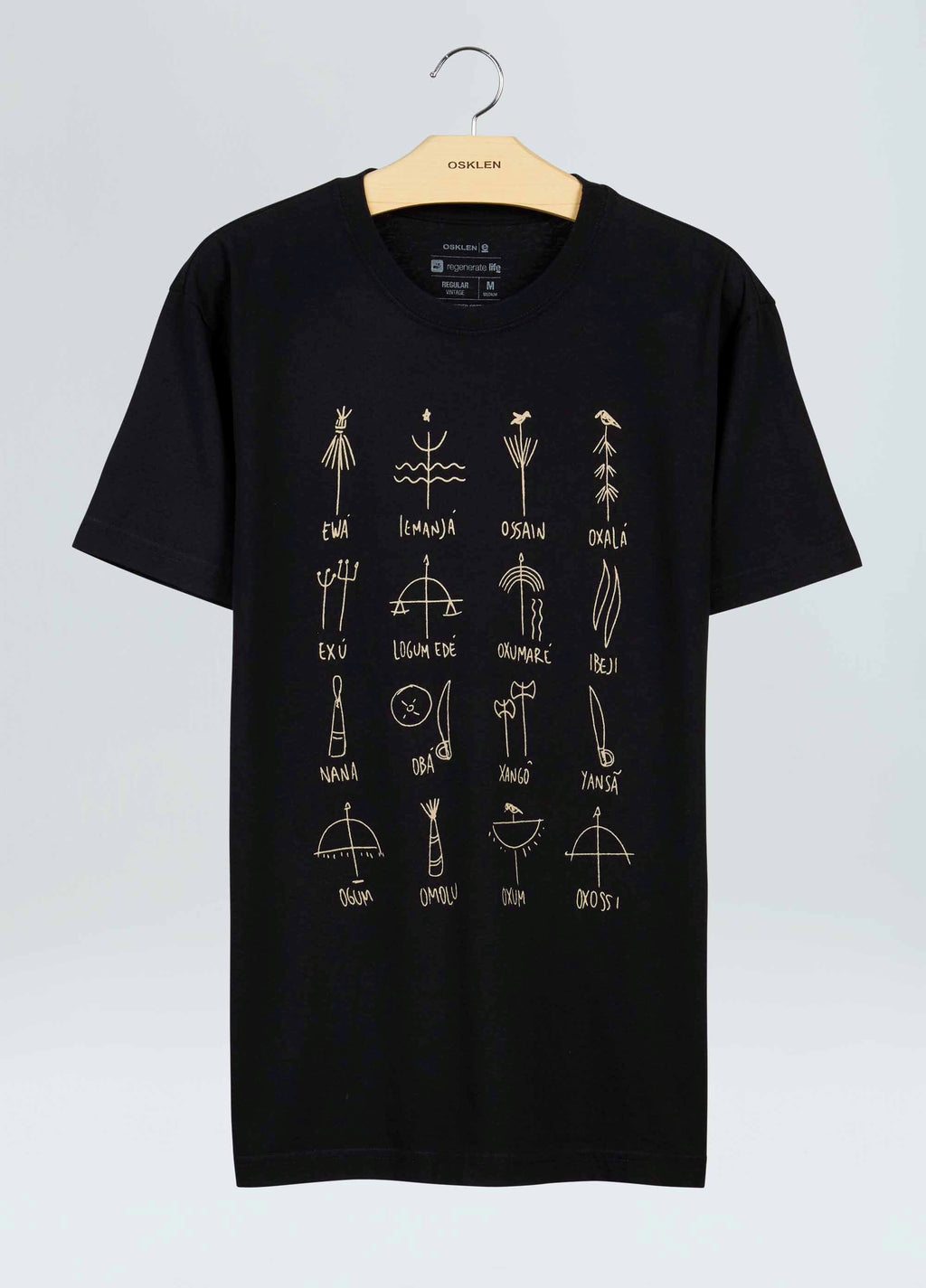T-Shirt Vintage Orixás Preto – Osklen – foto 4