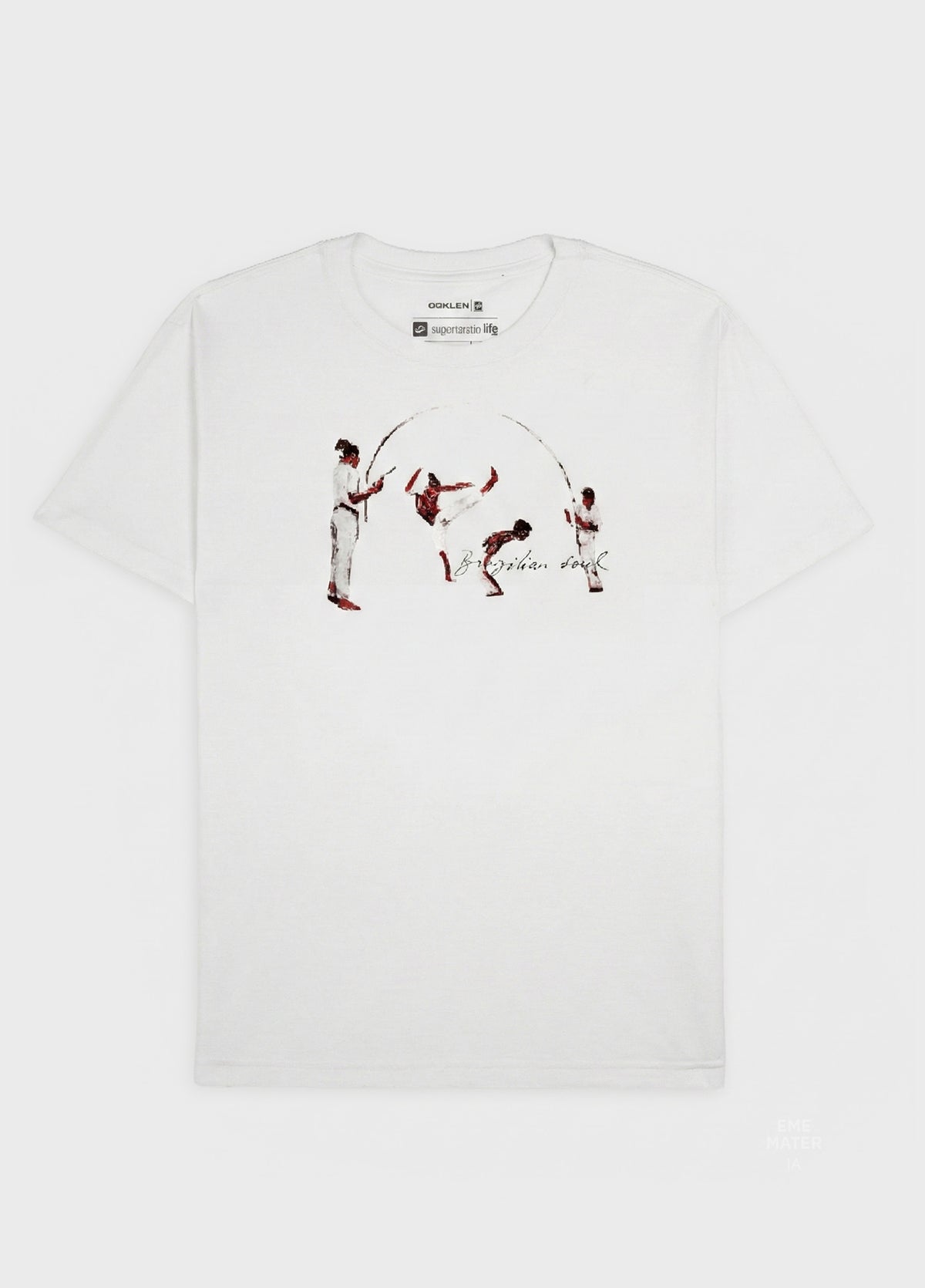 T-SHIRT  VINTAGE CAPOEIRA MC BRANCO