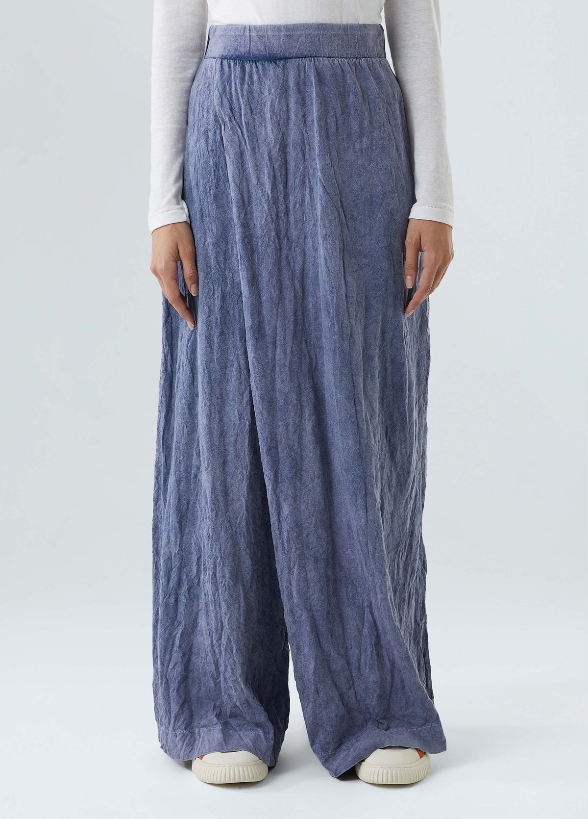 CALÇA TRANSPASSADA WRINKLE MARMORIZADA