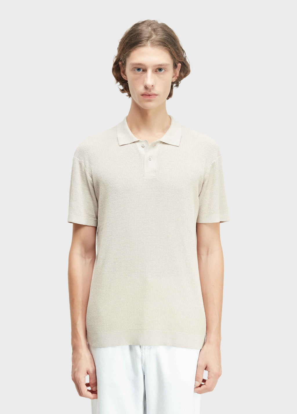 POLO TRICOT FLUID RIB